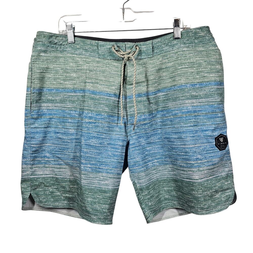 Vissla Men's Blurry Horizons Boardshorts Surf Swim Activewear Athleisure Size 38